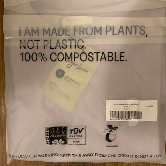 NWT Magic Linen✨ T-Shirt Dress MIJAS in Lilac - Picture 4 of 4